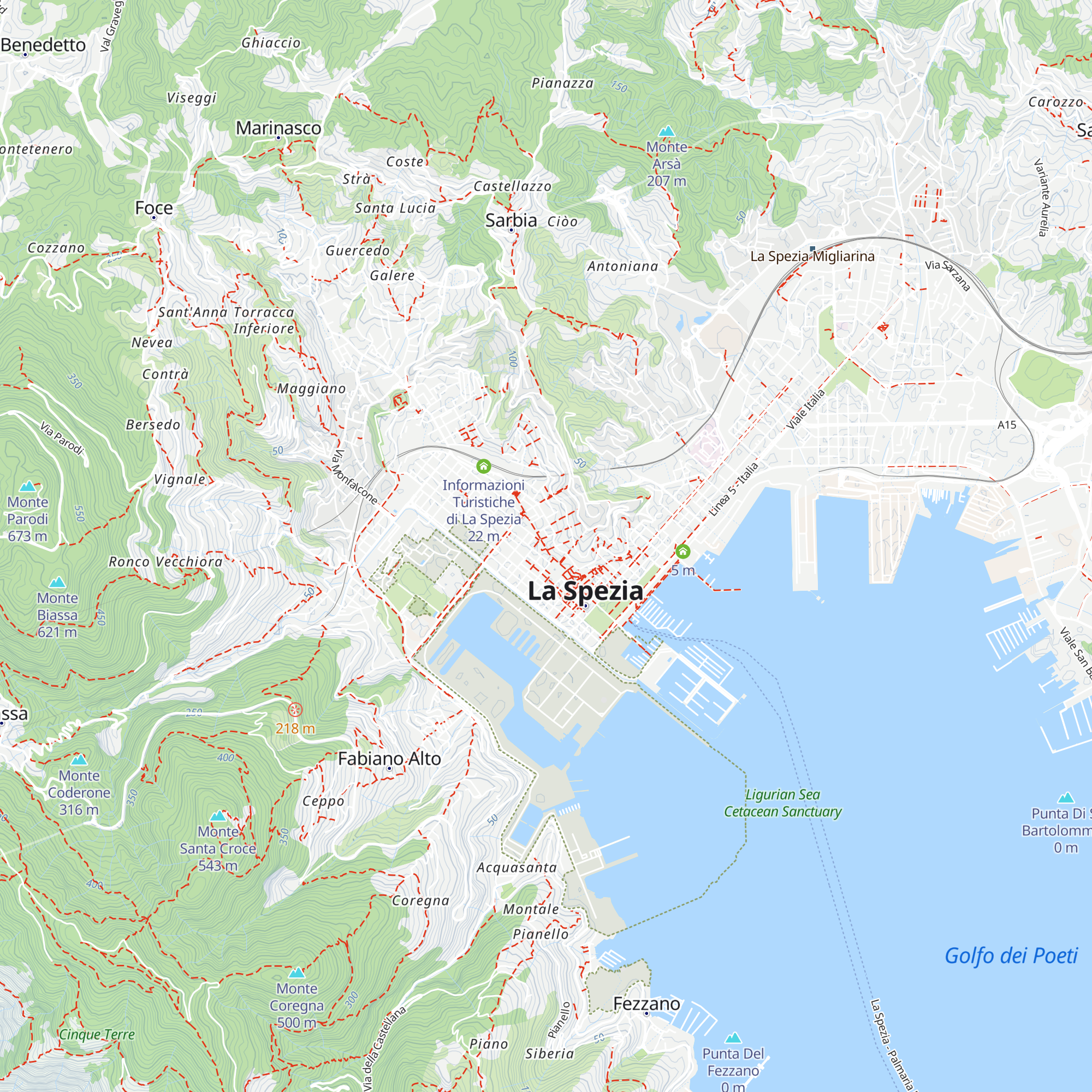 Tourist infopoint map