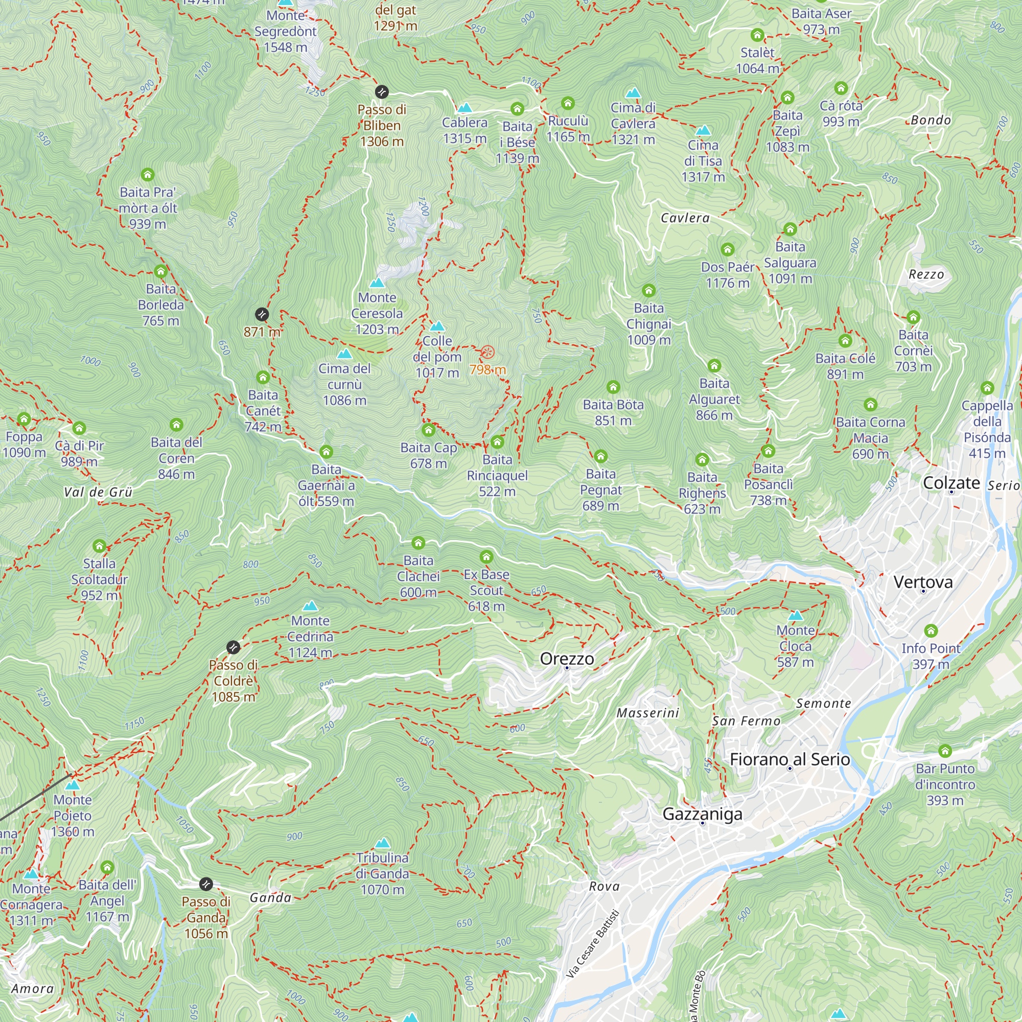 Baita Lacnì Ólt map