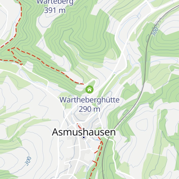 Map of Wartheberghütte