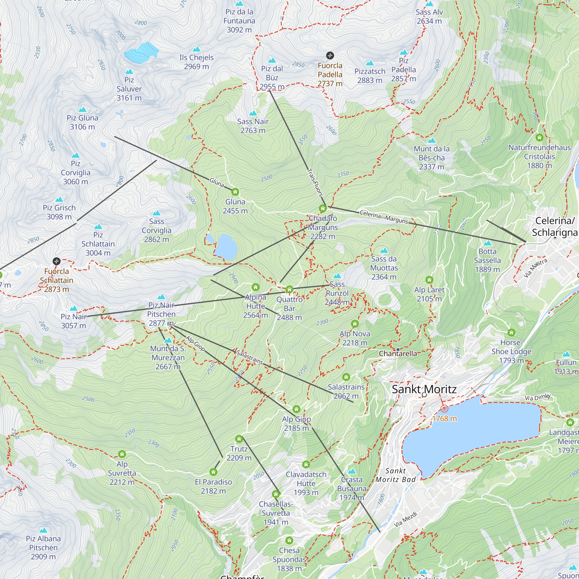 Quattro Bar map