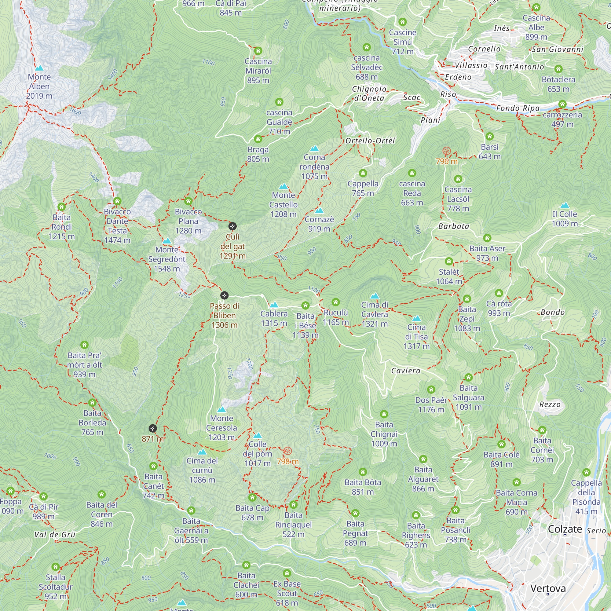 Baita i Bése map