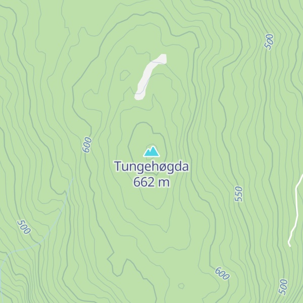Map of Tungehøgda