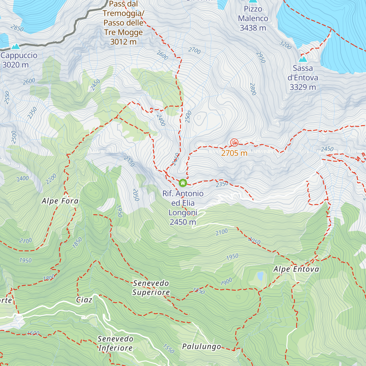 Rif. Antonio ed Elia Longoni map