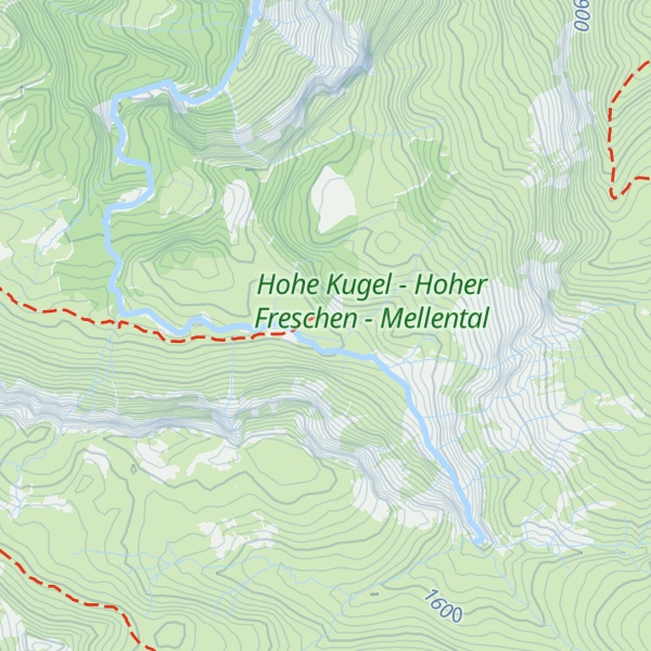 Map of Vordermellenalpe