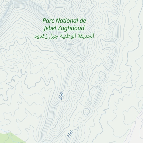 Map of Djebel el Haouid