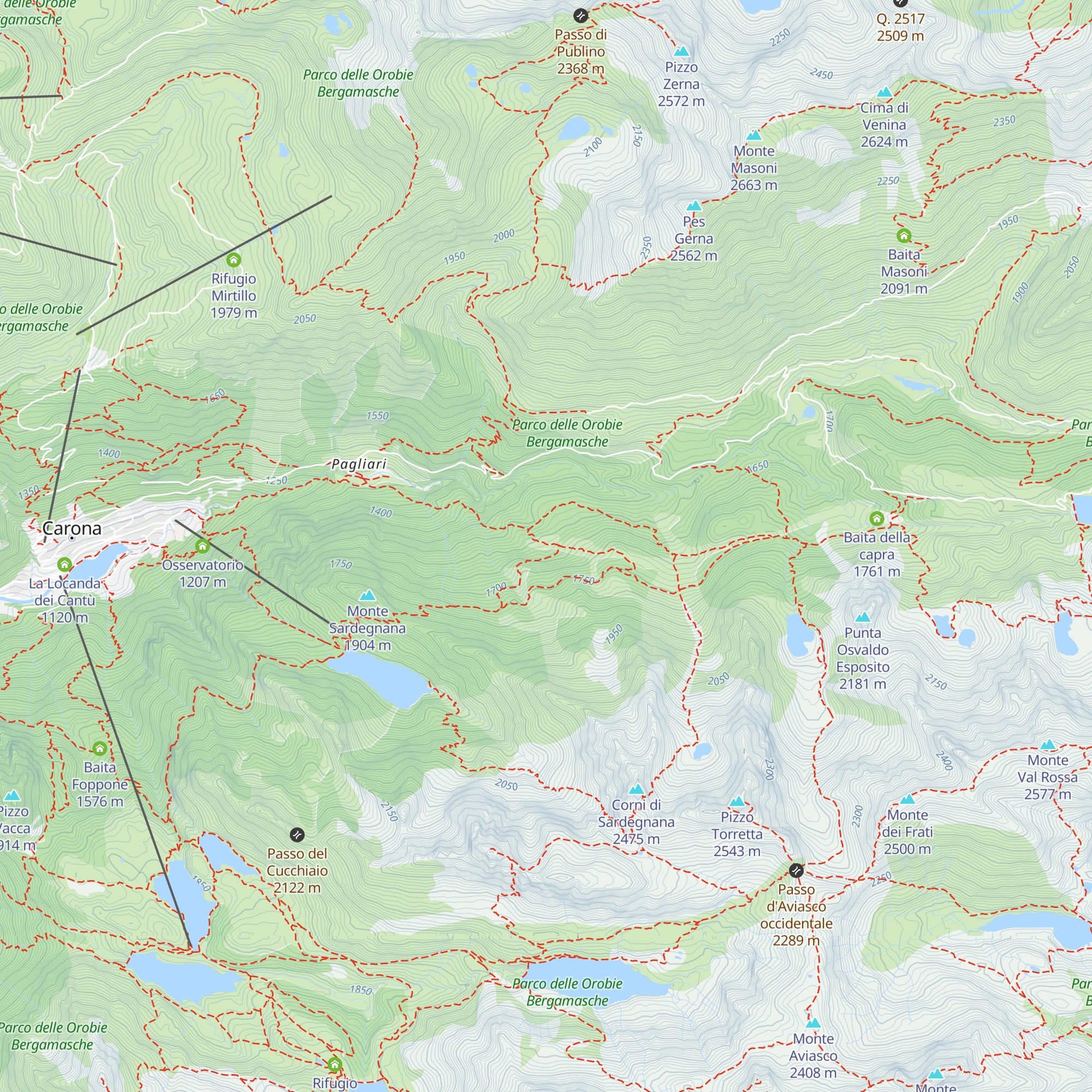 Baita a bàs map