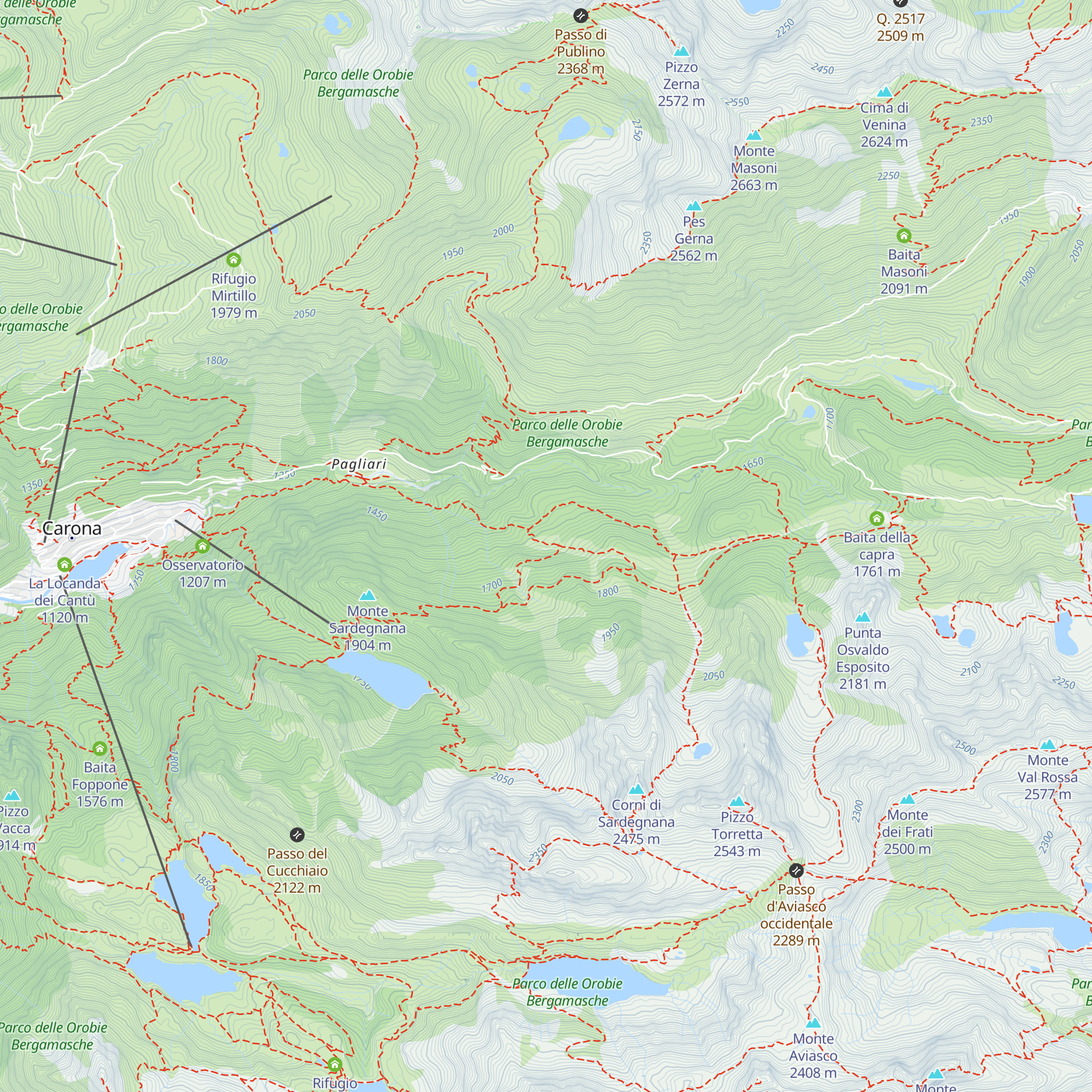 Baita a bàs map
