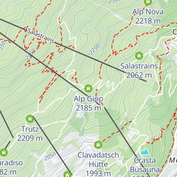 Map of Alp Giop