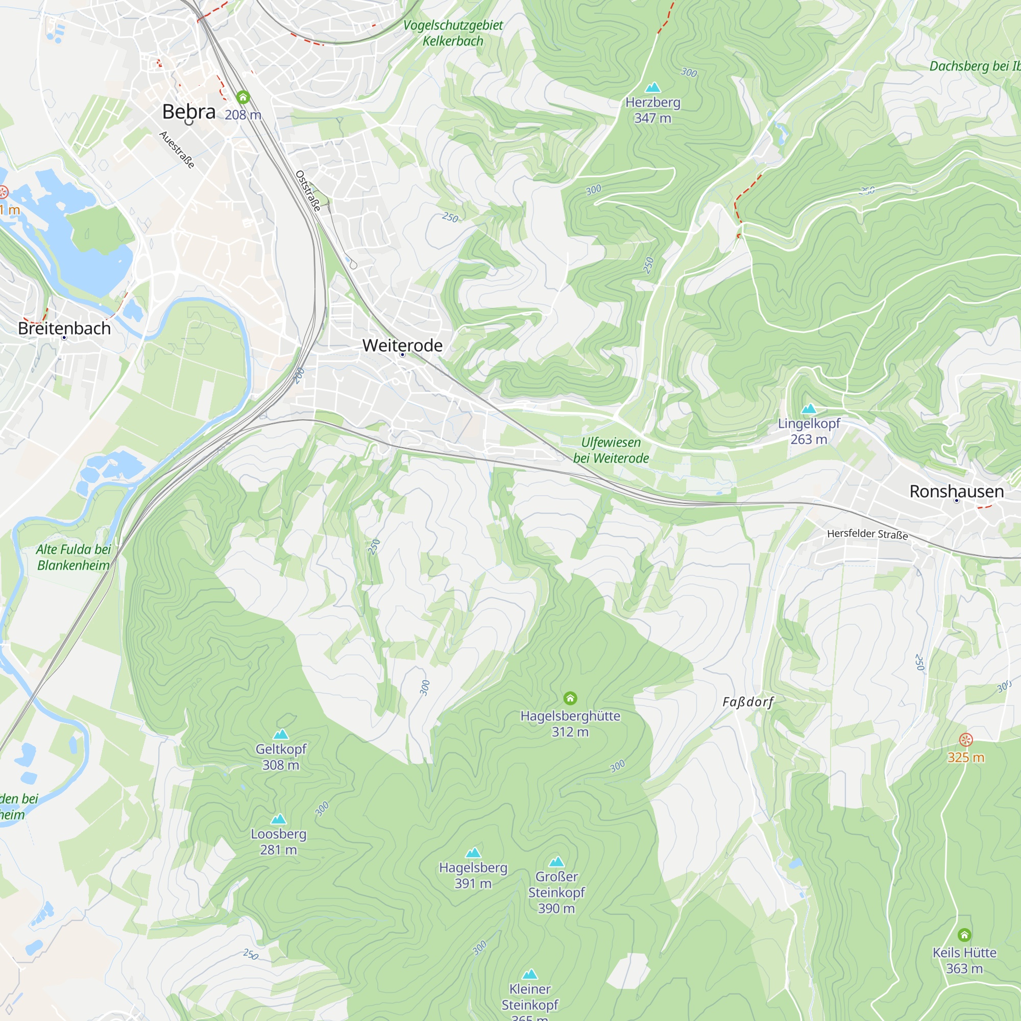 Burgrainhütte map