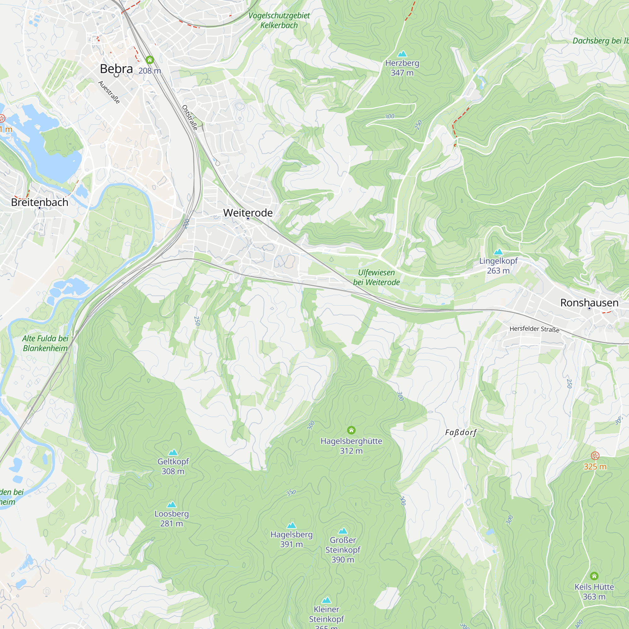 Burgrainhütte map