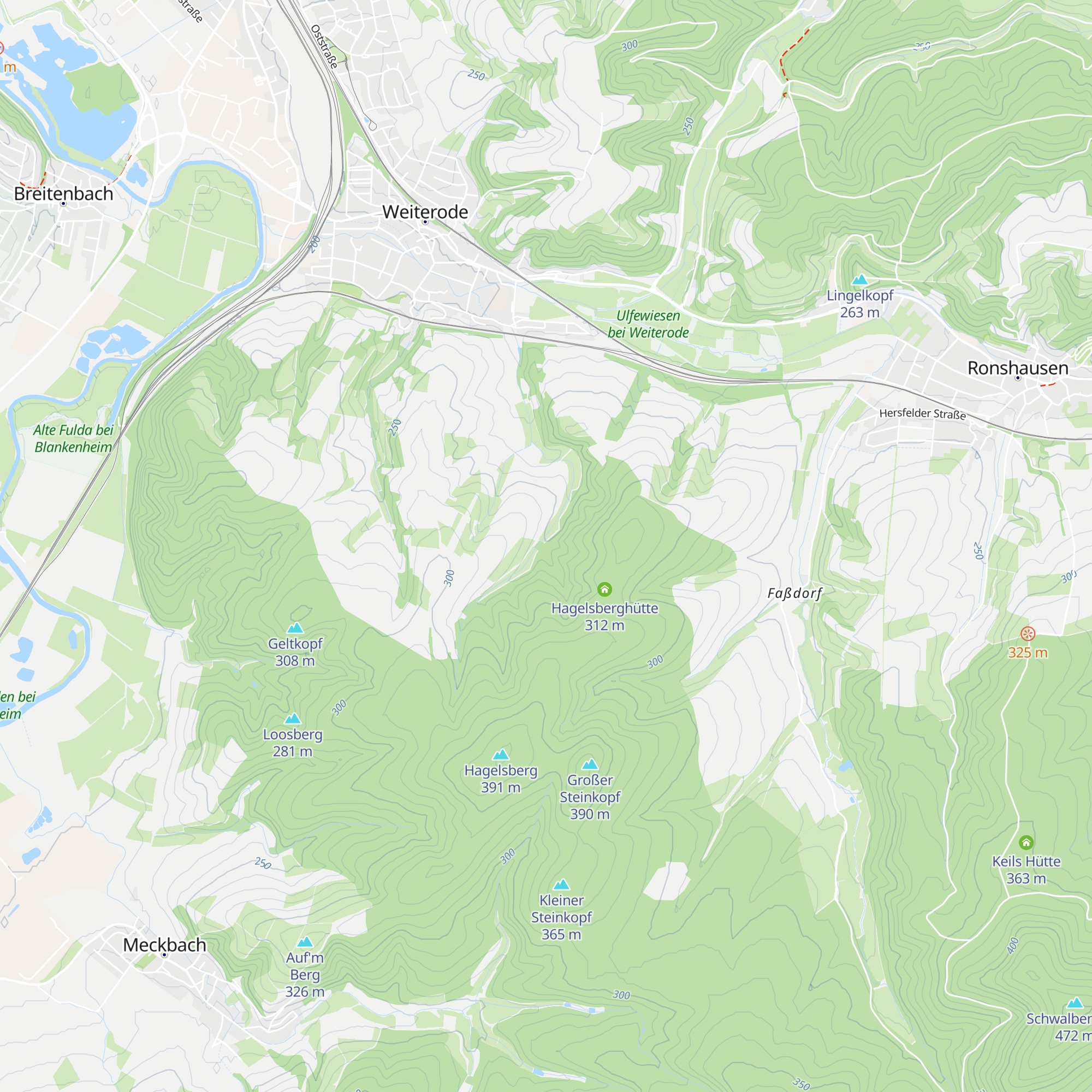 Büschelsgrabenhütte map