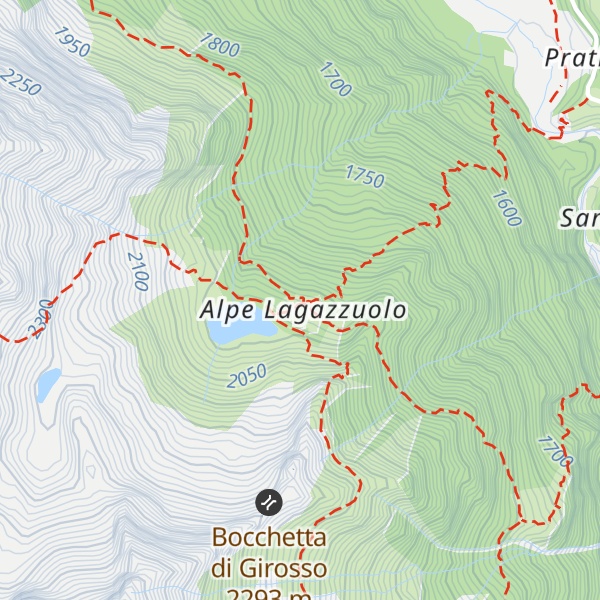 Map of Bivacco Alpini
