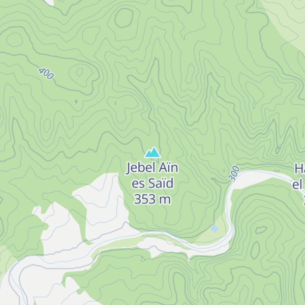 Map of Jebel Aïn es Saïd