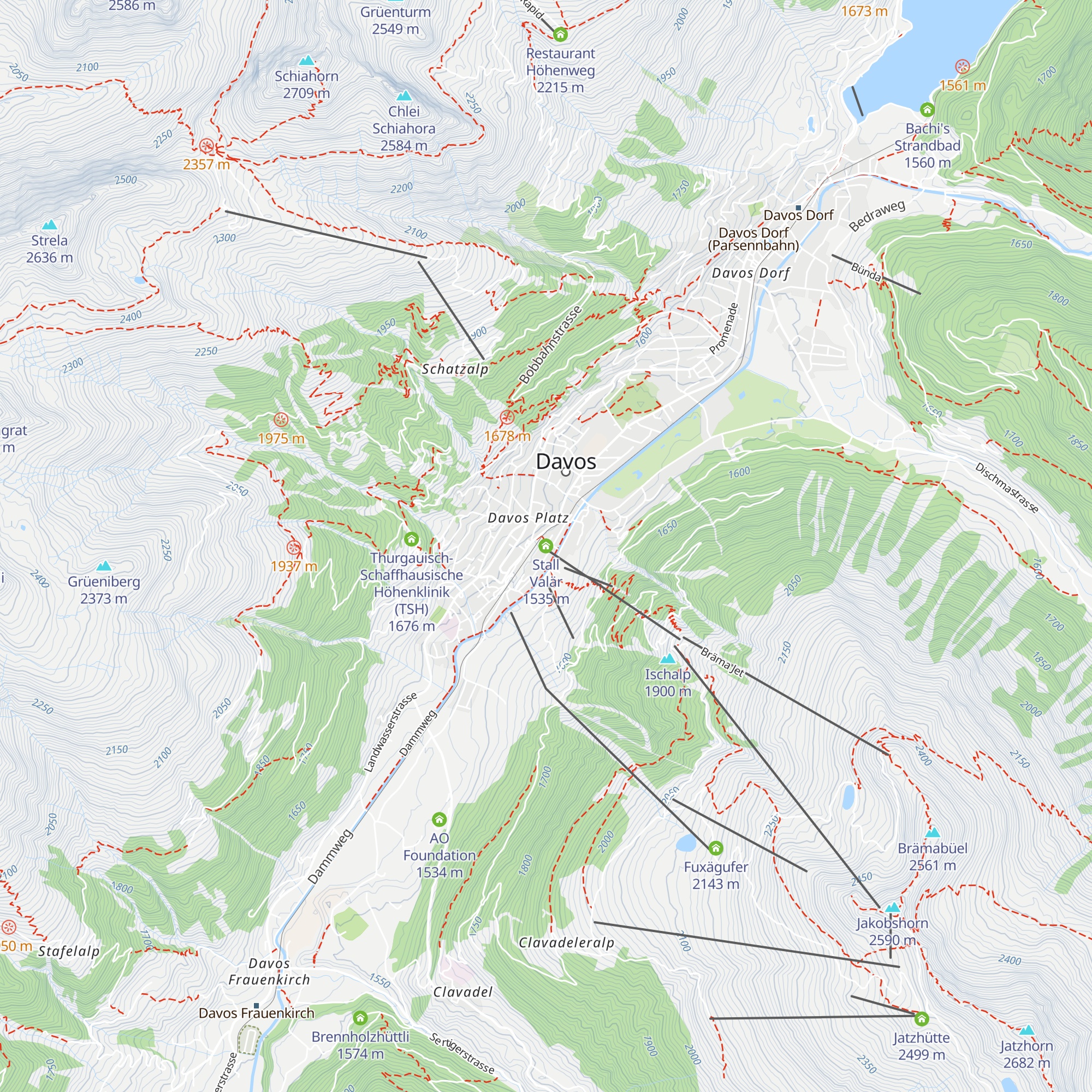 Stall Valär map