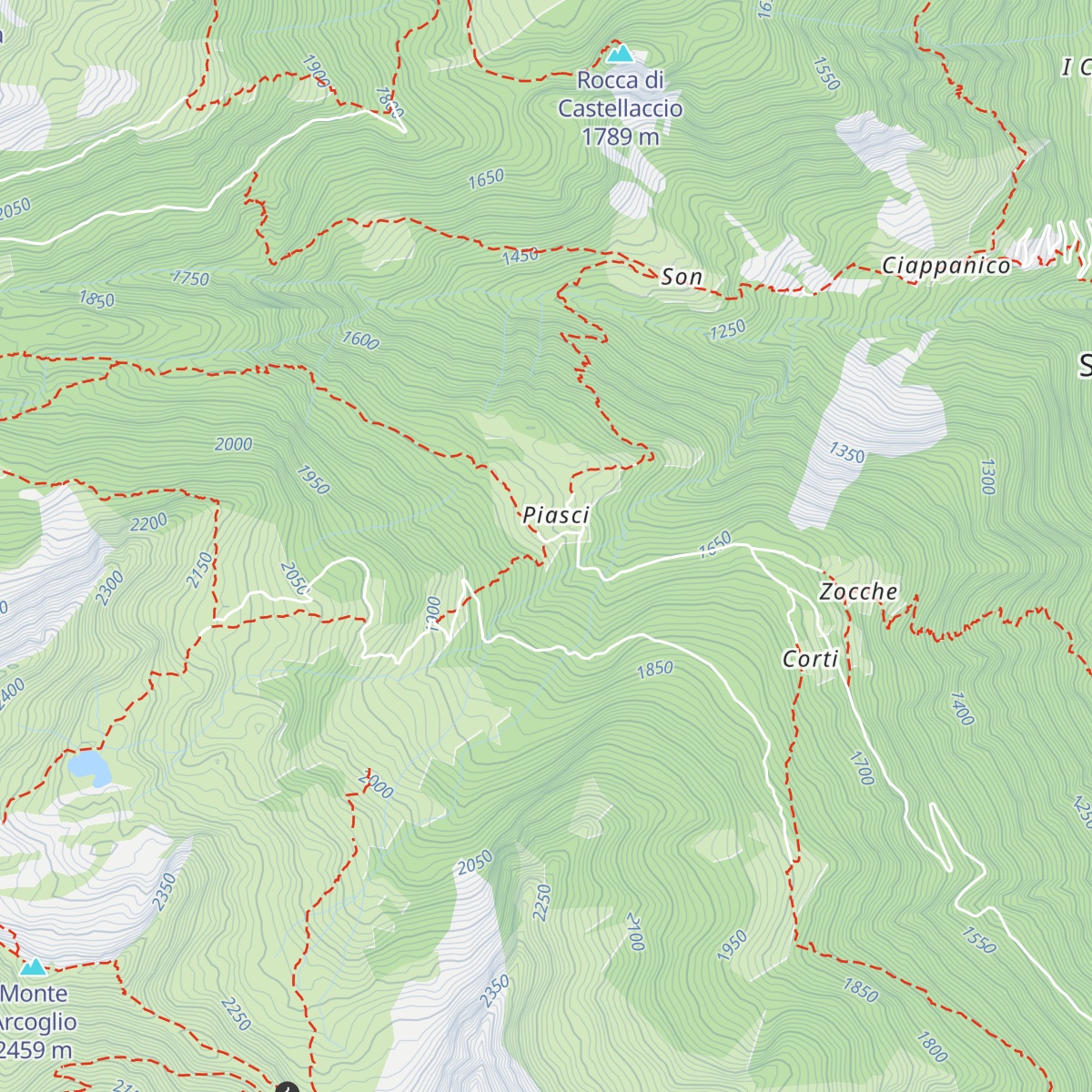 Cometti map