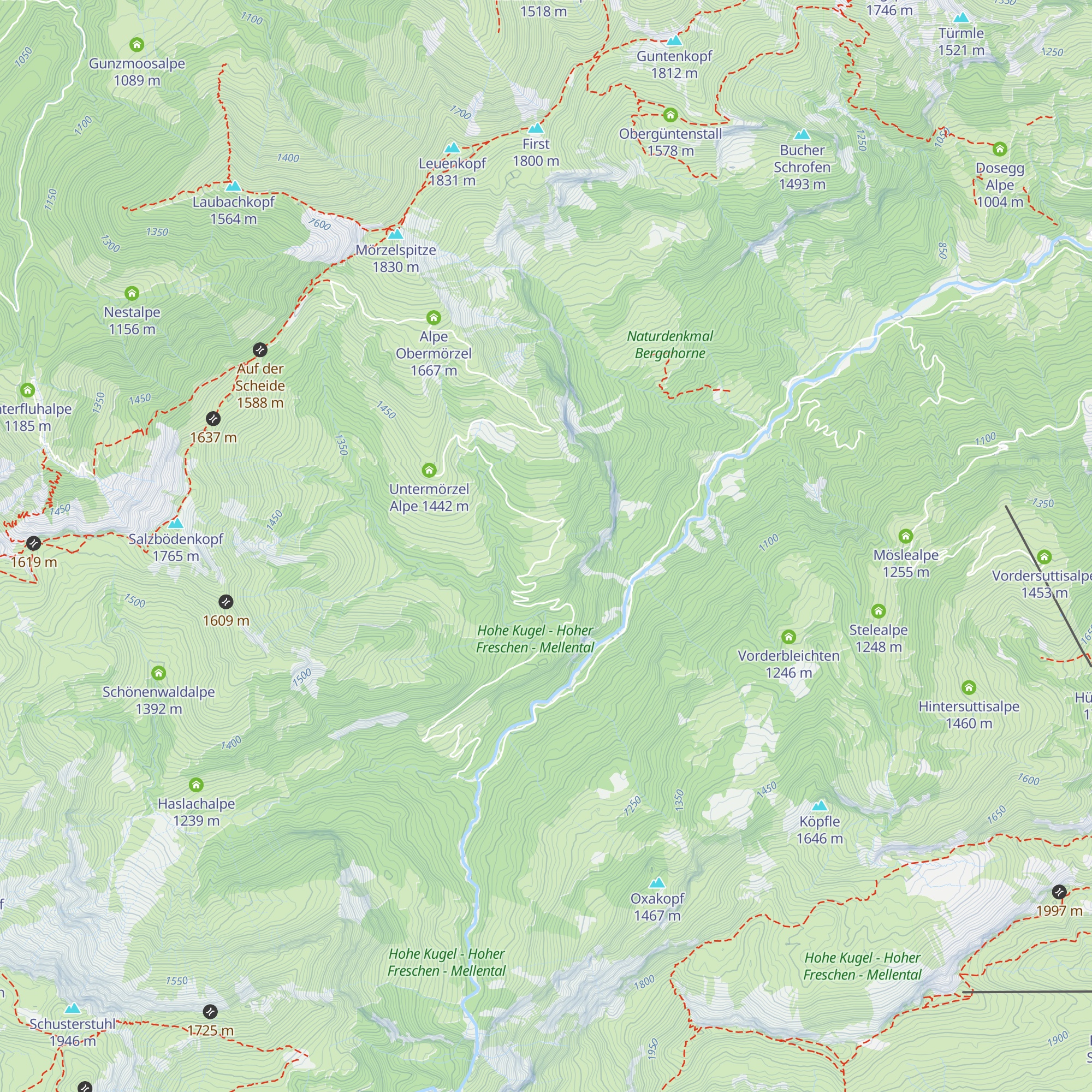 Kobelalpe map