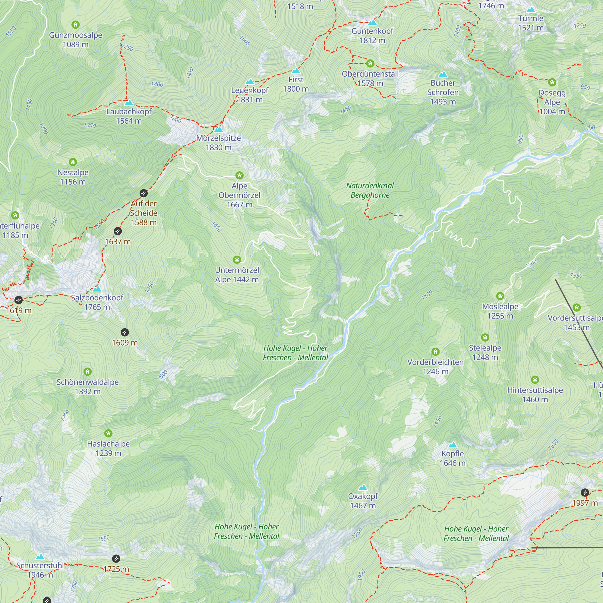 Kobelalpe map