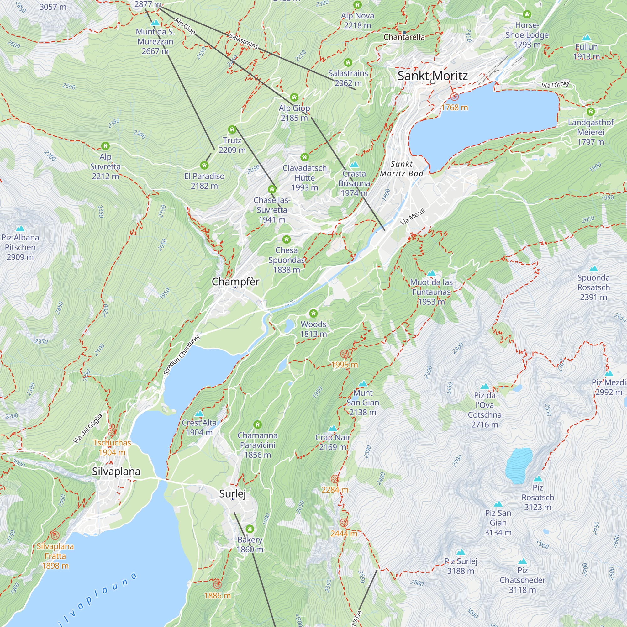 Woods map
