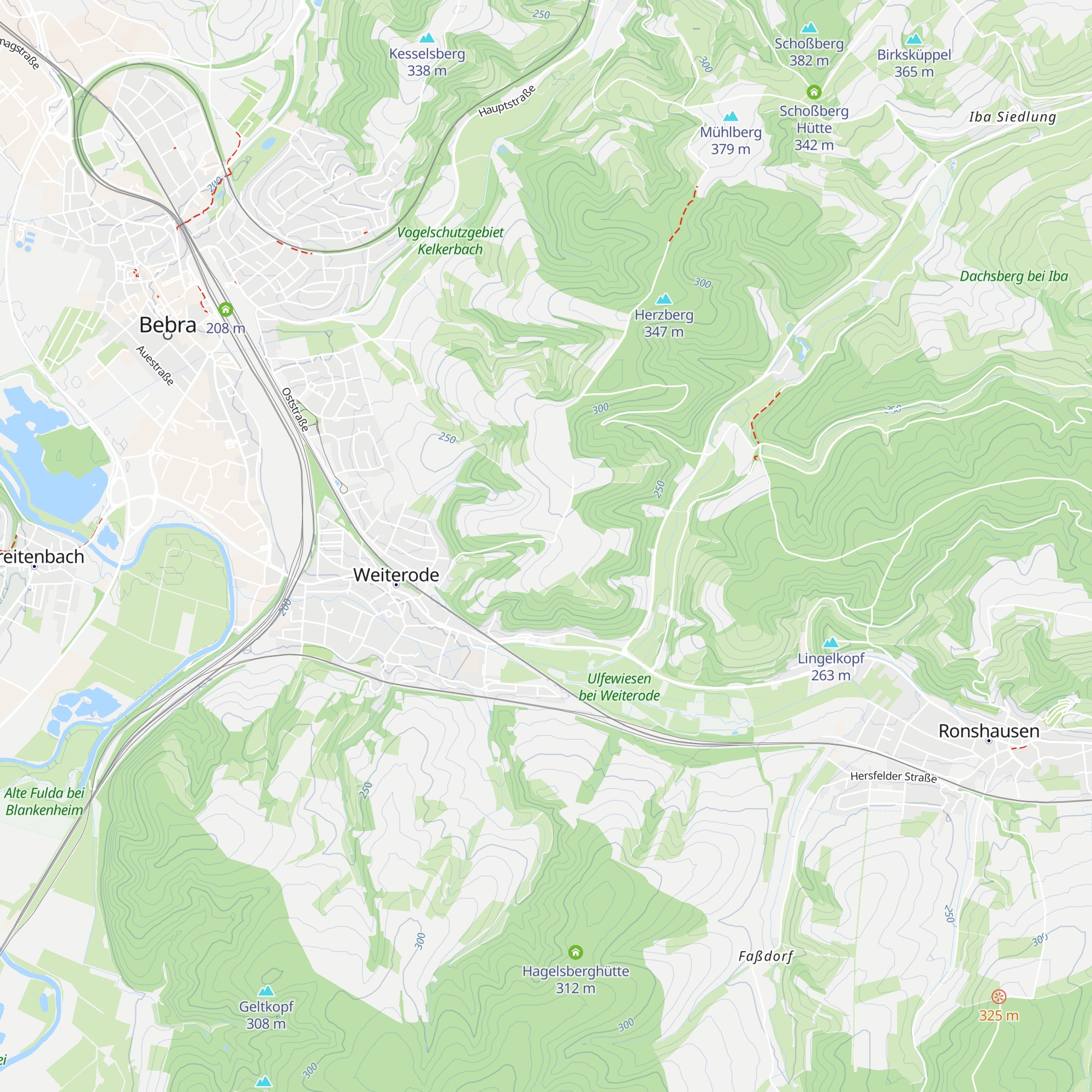 Röderweghütte map