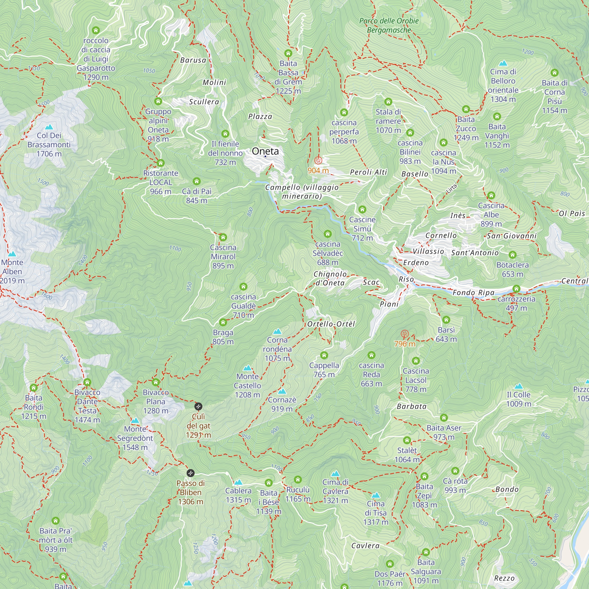 Roccolo map