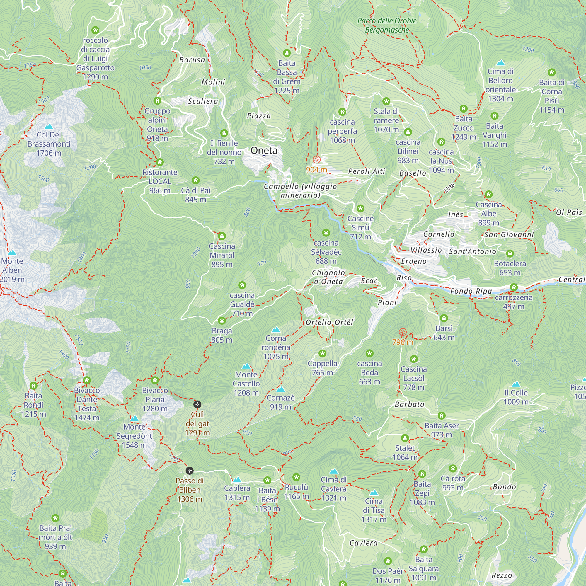 Roccolo map