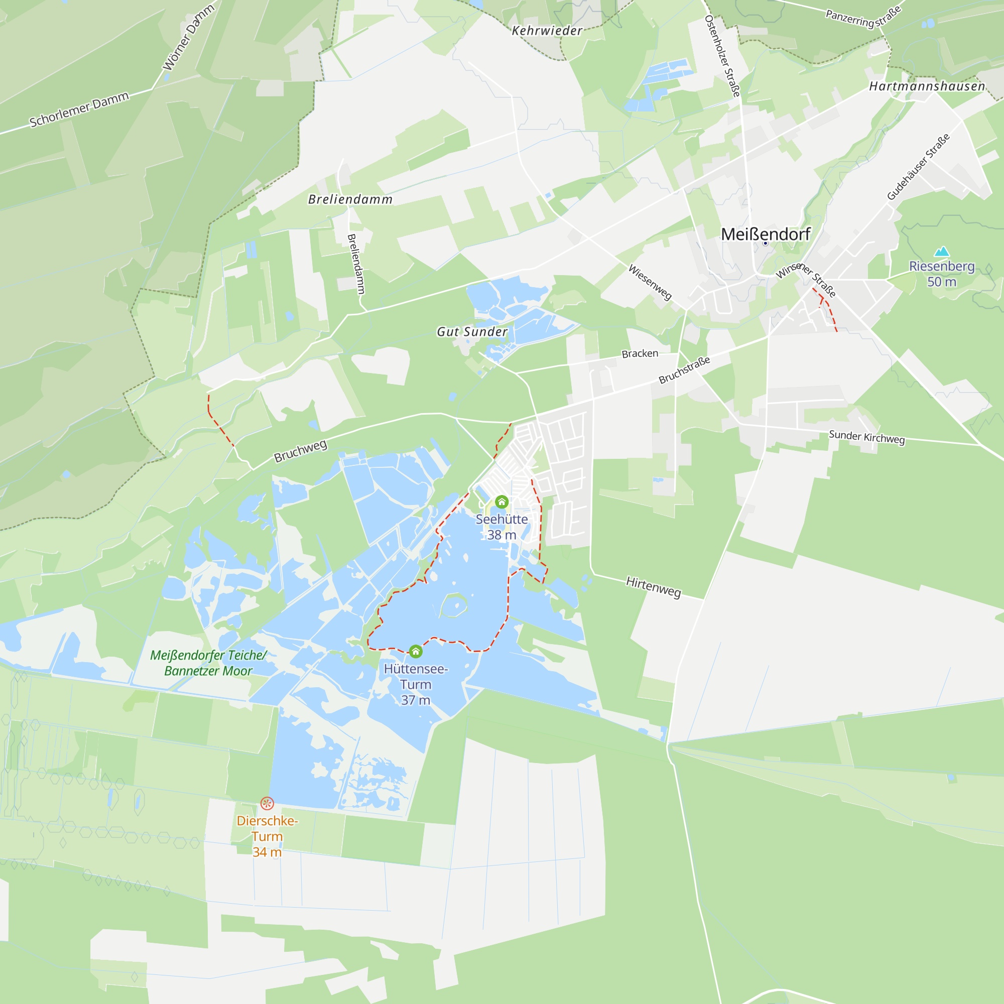 Seehütte map