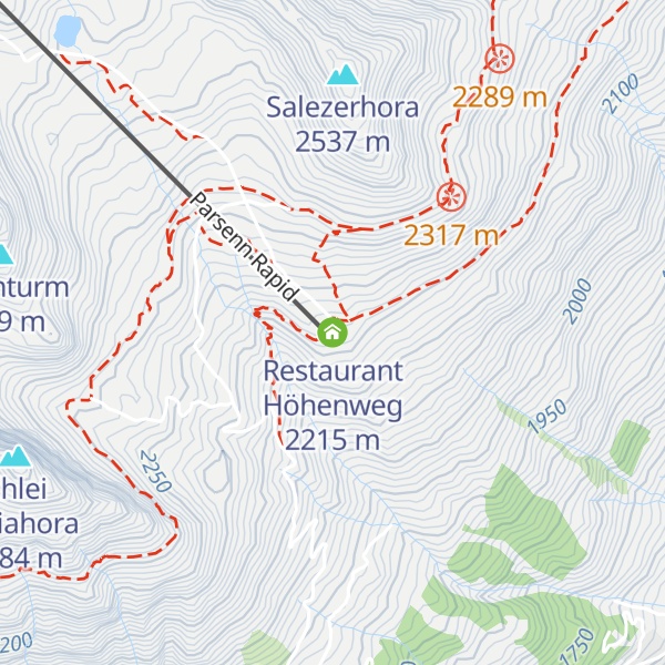 Map of Restaurant Höhenweg