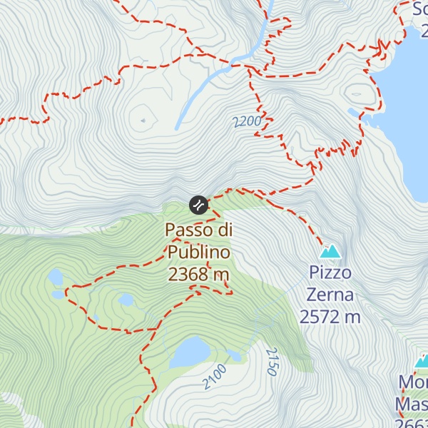 Map of Bivacco Flavio Pedrinelli