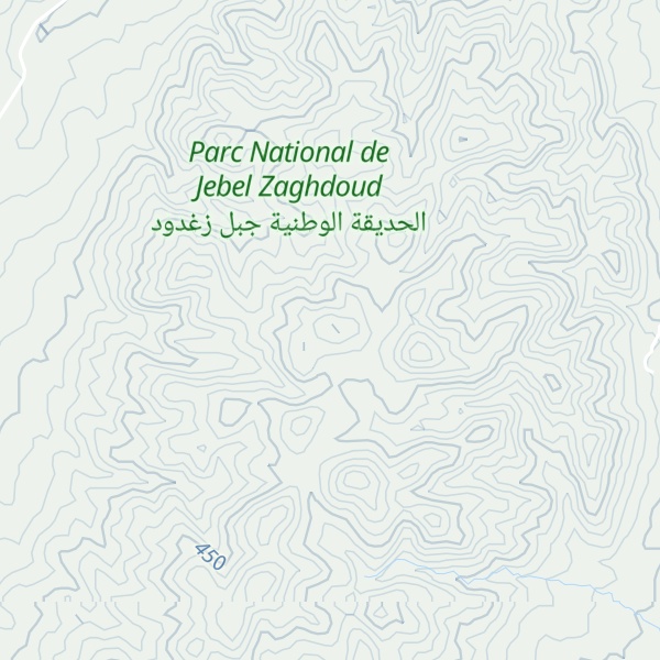 Map of Jebel Ouaar