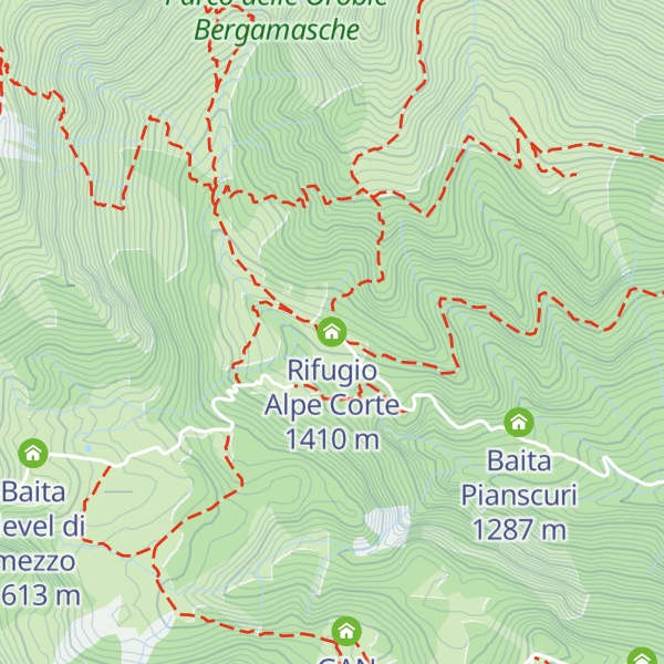 Map of Rifugio Alpe Corte