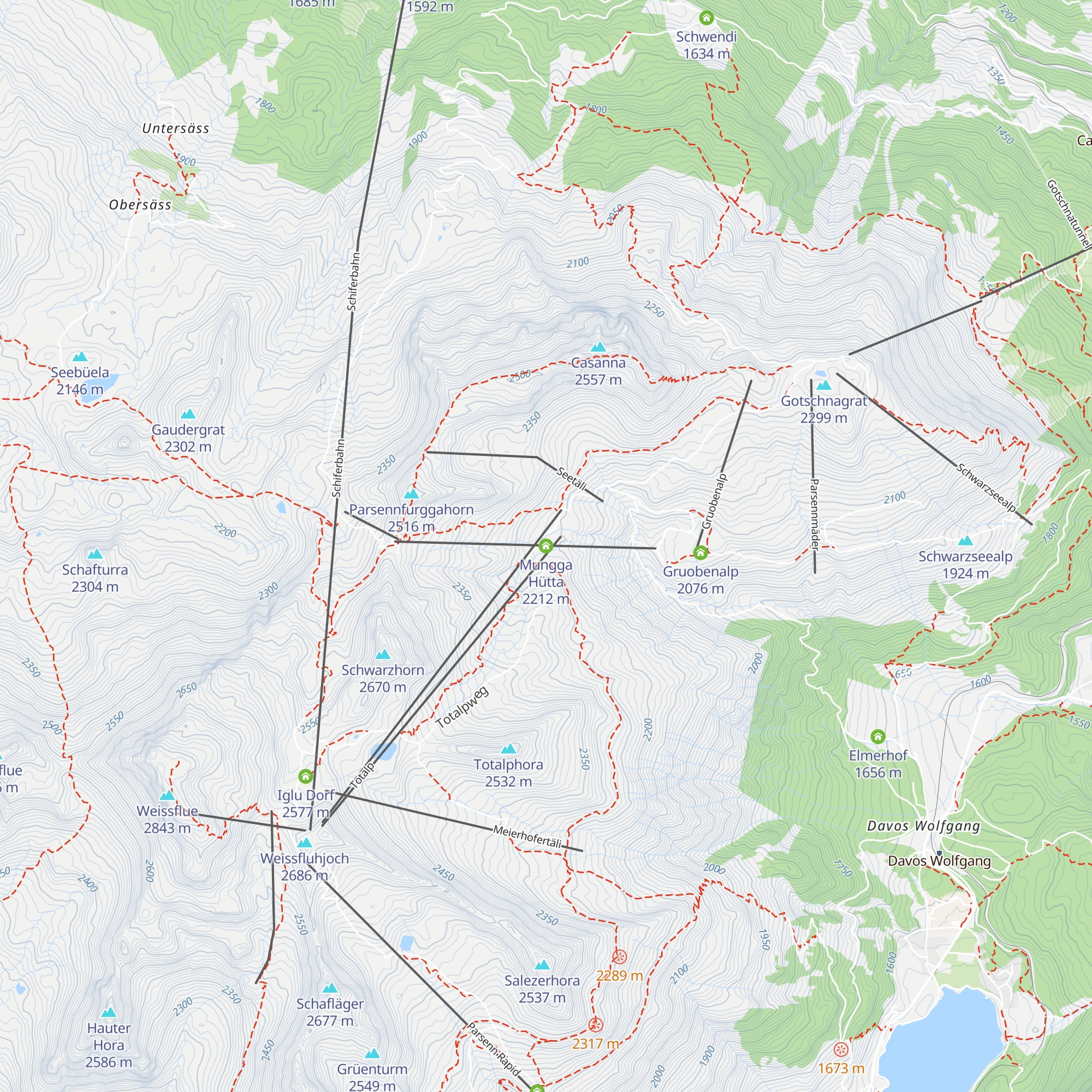 Mungga Hütta map
