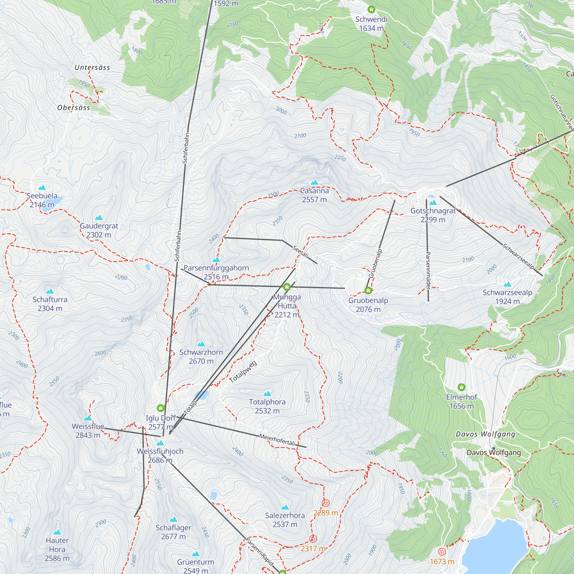 Mungga Hütta map