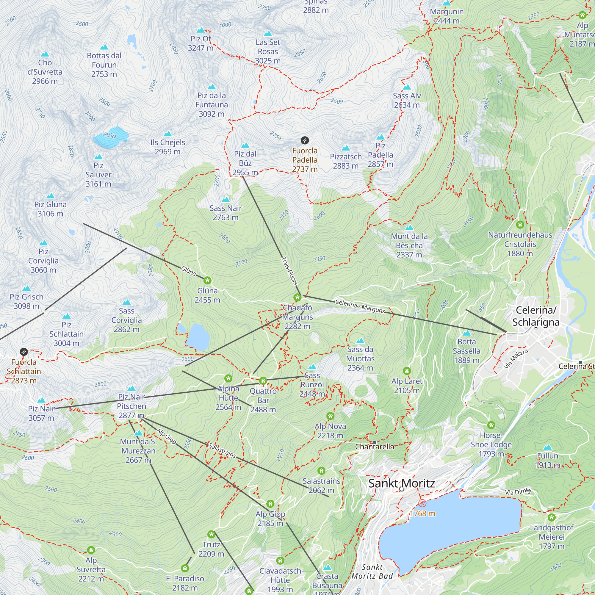 Chadafö Marguns map