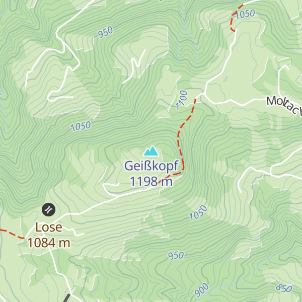 Map of Geißkopf