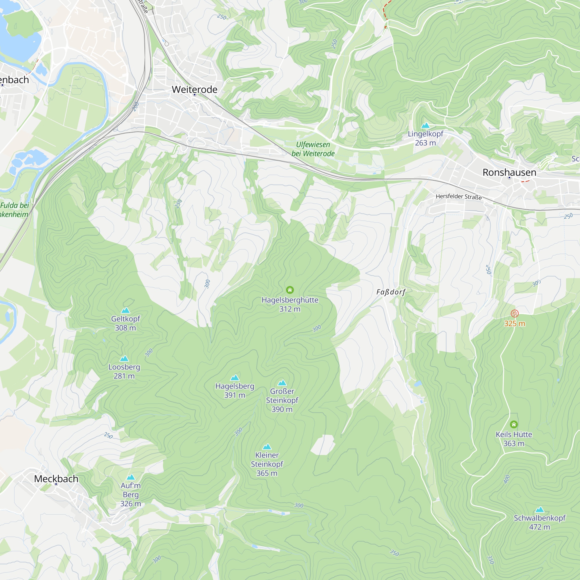Hagelsberghütte map