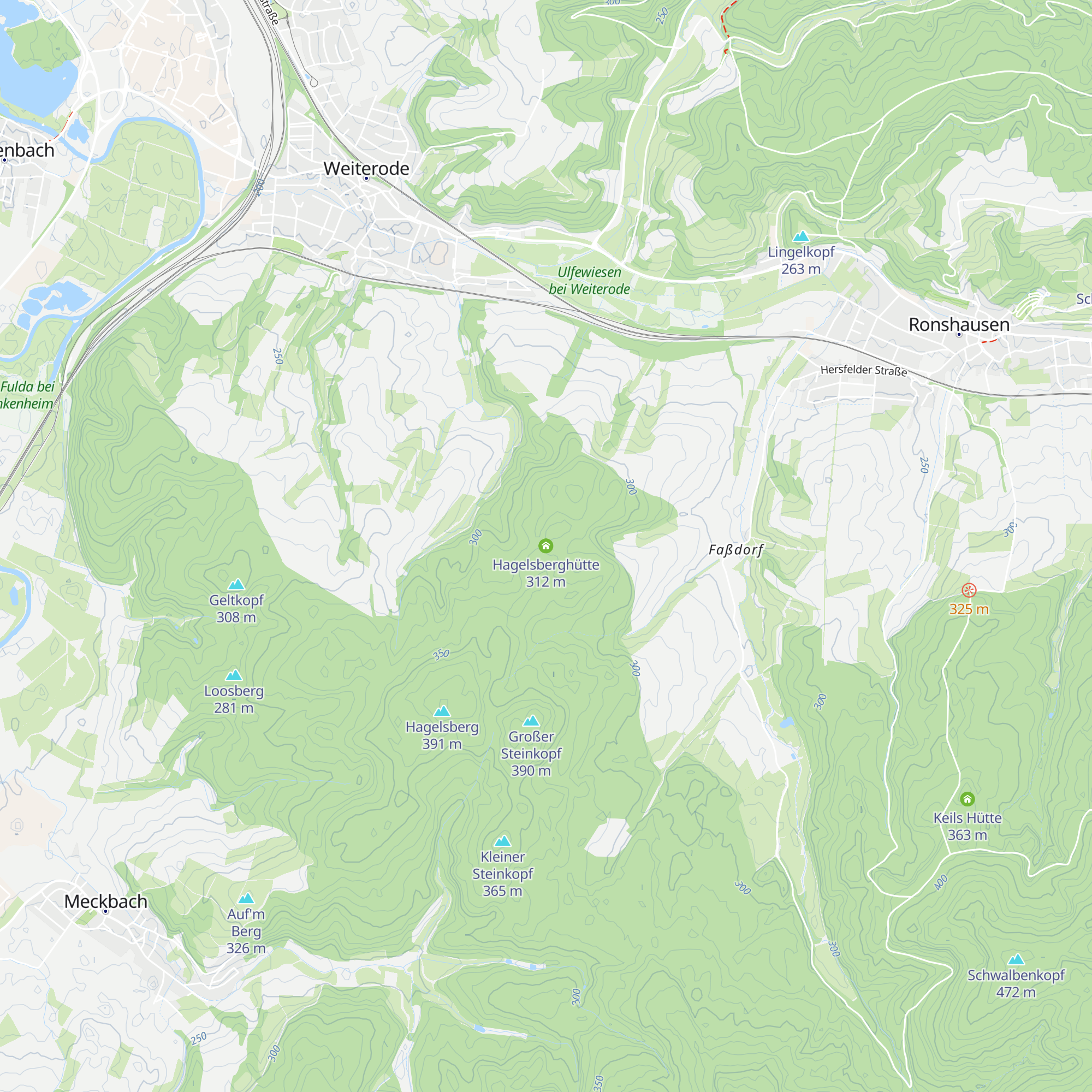 Hagelsberghütte map