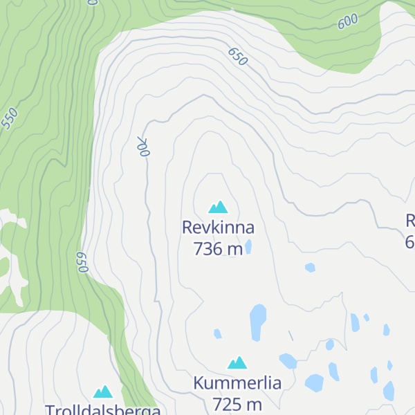 Map of Jorfjellet