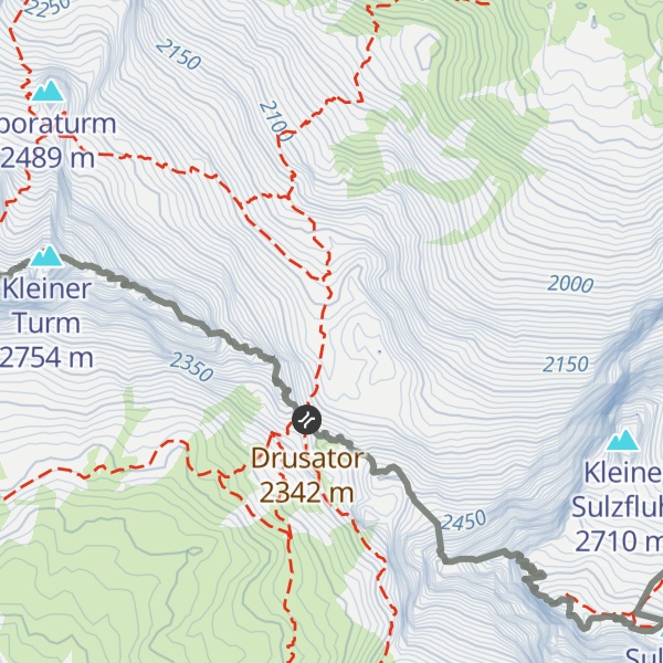 Map of ehem. Zollhütte