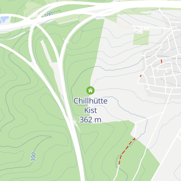 Map of Chillhütte Kist