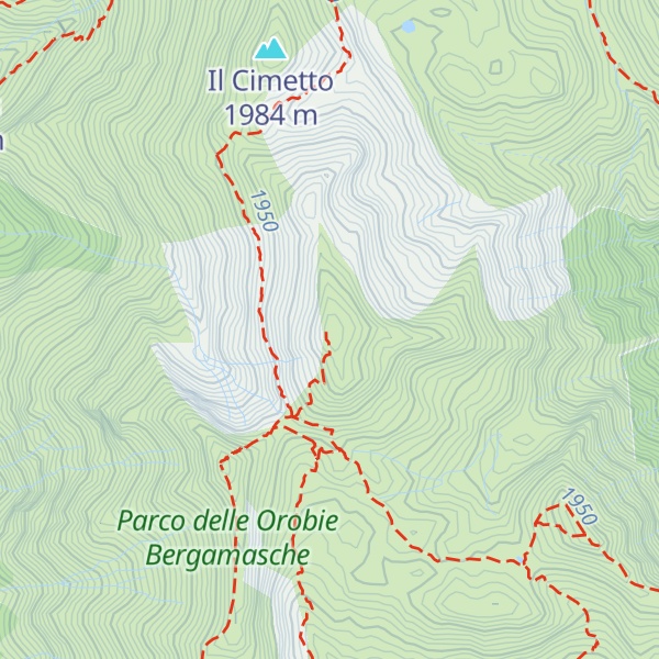 Map of Cima Foppazzi