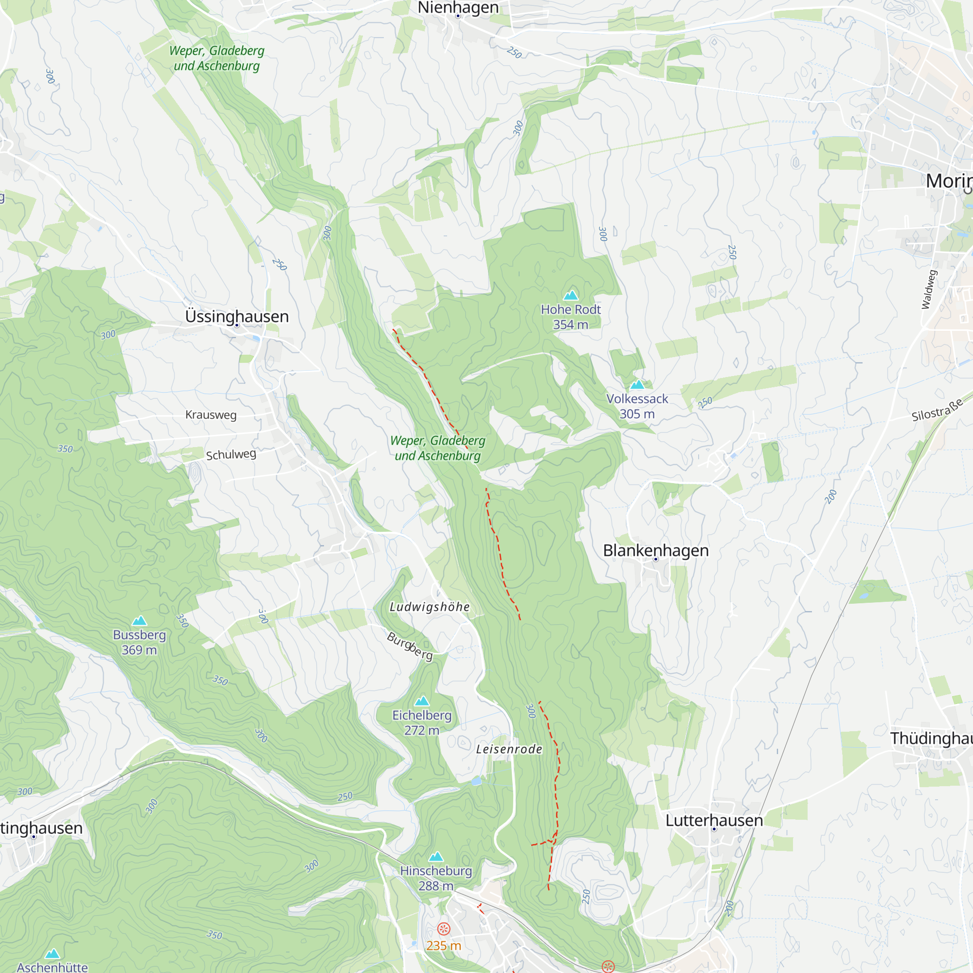 Karl-Möhring-Hütte map