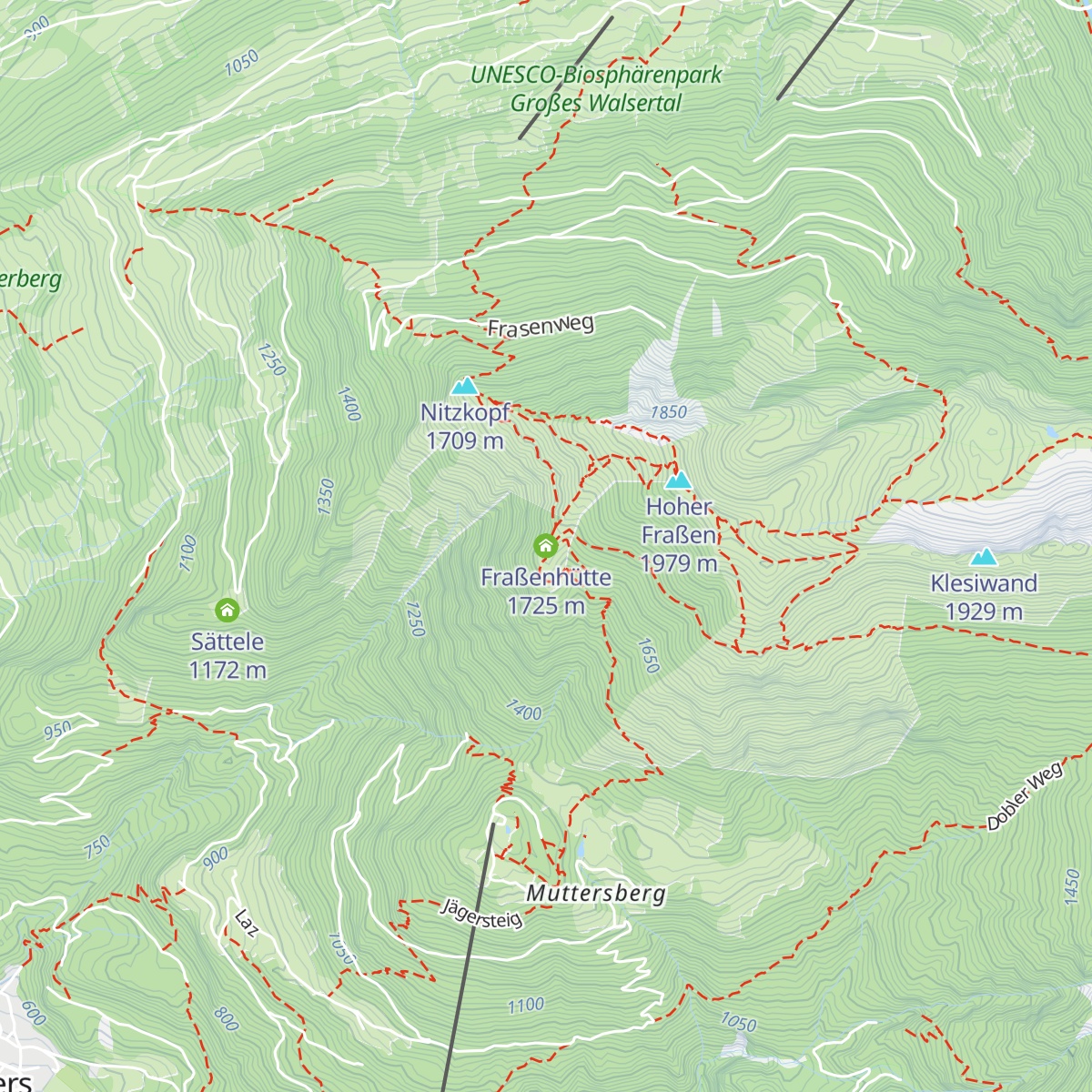 Fraßenhütte map