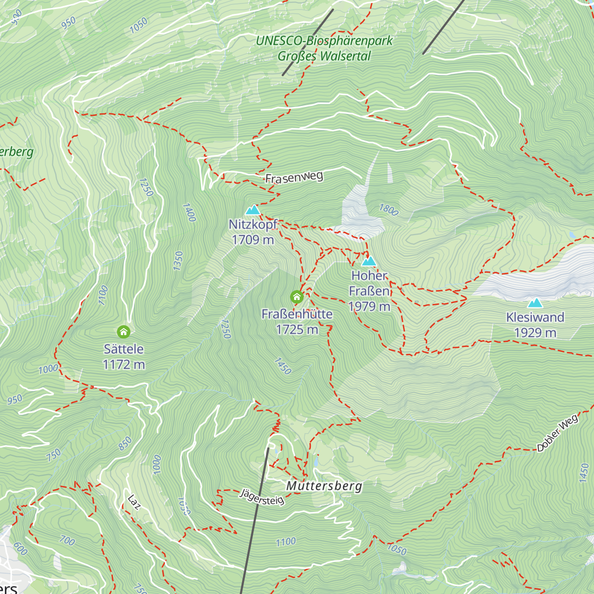 Fraßenhütte map