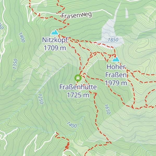 Map of Fraßenhütte