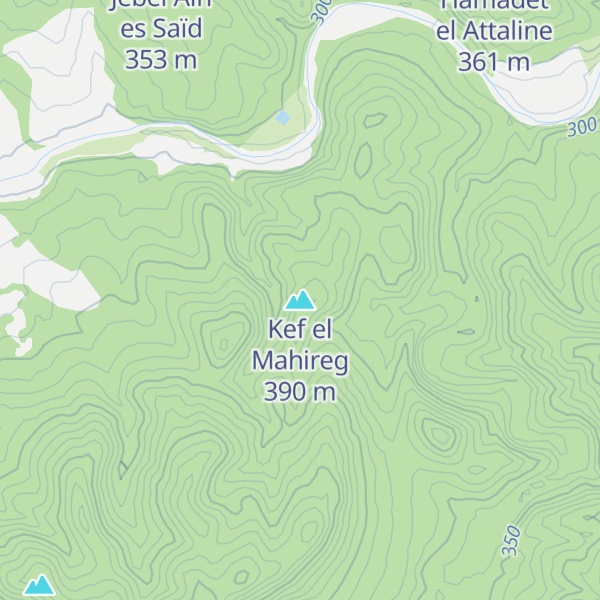Map of Kef el Mahireg