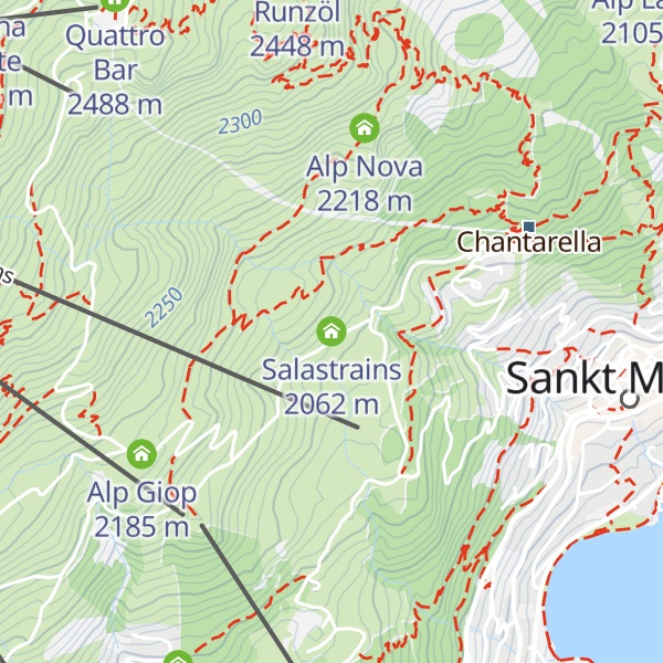 Map of Salastrains