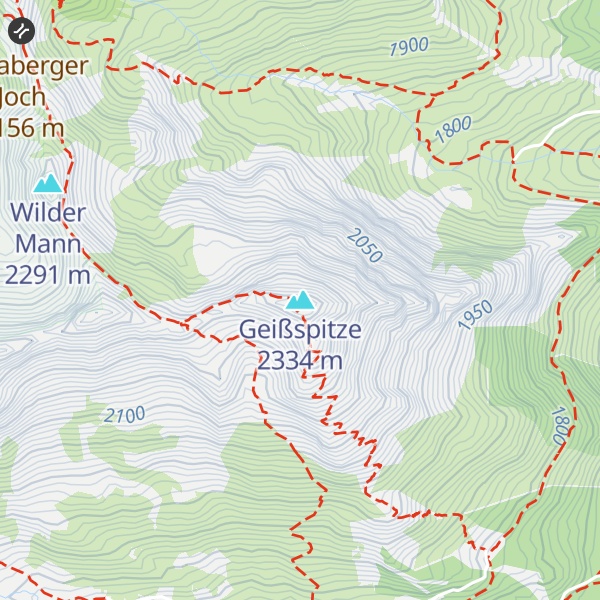 Map of Geißspitze