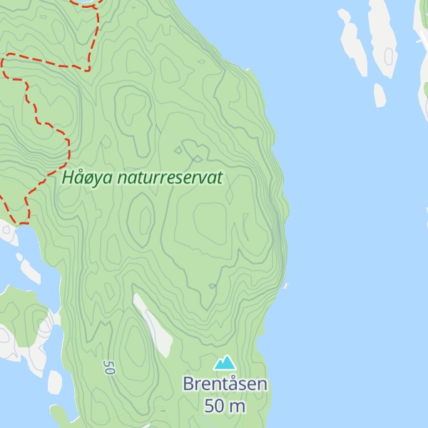 Map of Håøya