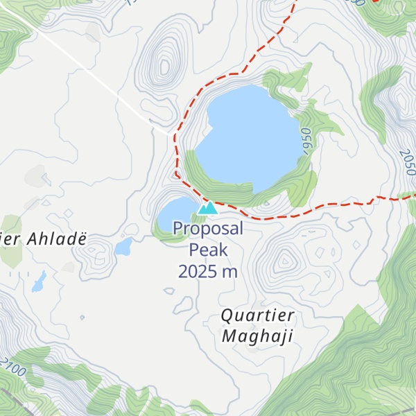 Map of Proposal Peak