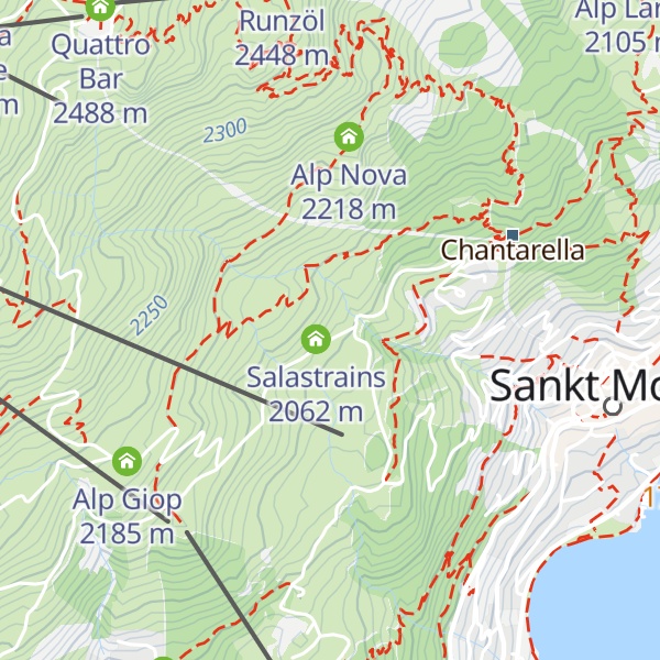 Map of Chesa Chantarella